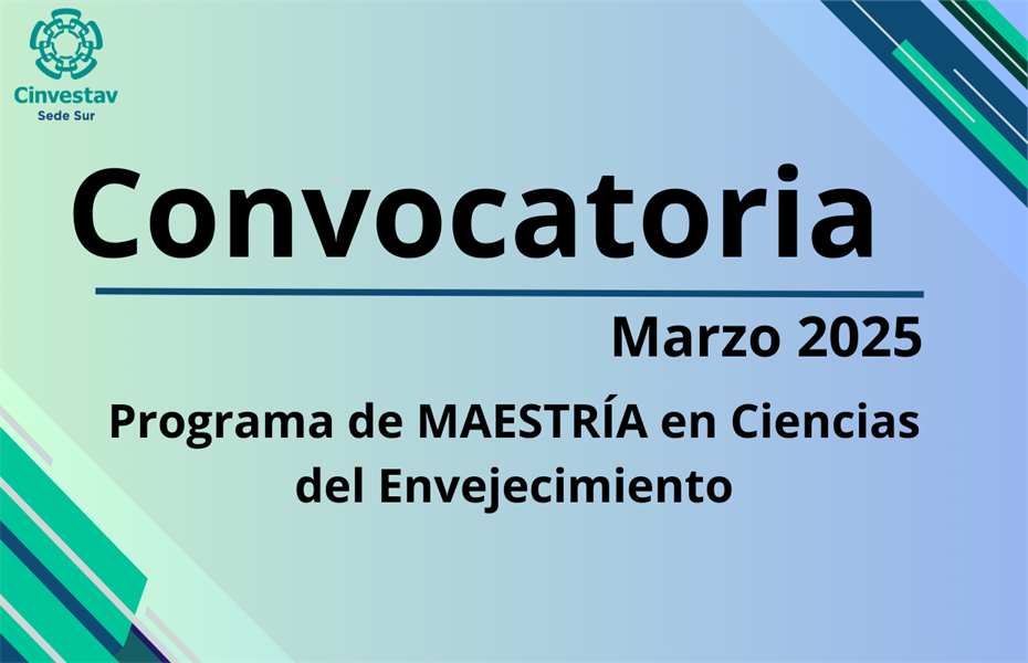 Maestría 2025. Centro de Investigación sobre el Envejecimiento