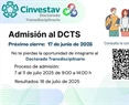 Convocatoria 2025: Doctorado en Ciencias en Desarrollo Científico y Tecnológico para la Sociedad