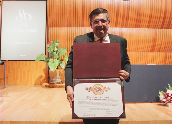 Ingresó Carlos Artemio Coello Coello a El Colegio Nacional