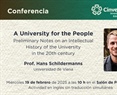 Conferencia: A University for the People.