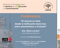 Conferencia. El manual en Italia desde la Unificación hasta hoy: entre autoritarismo e inclusión