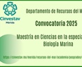 Maestría en Ciencias en la especialidad de Ciencias Marinas