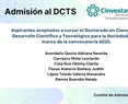 Convocatoria Admisiones 2025