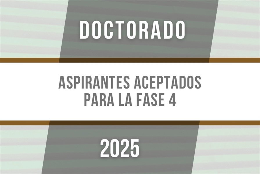 Aspirantes aceptados para la Fase 4