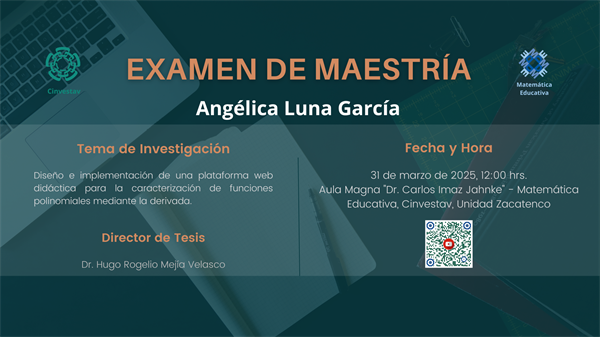 Examen de Maestría de Angélica Luna García