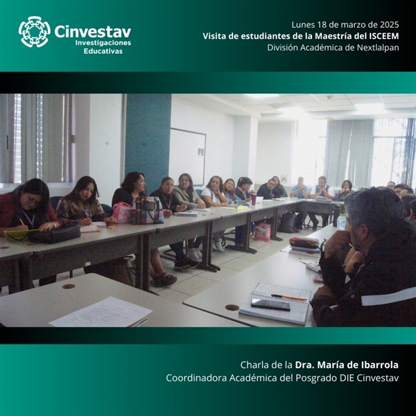 Visita de estudiantes de la Maestría del  ISCEEM
