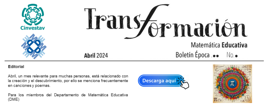Boletín No. 1, Transformación. Abril 2024.