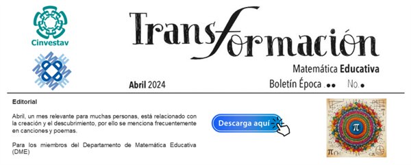 Boletín No. 1, Transformación. Abril 2024.