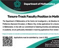 Tenure-Track Faculty Position in Mathematics