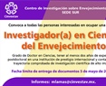 Convocatoria de Investigador(a)