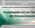 Convocatoria de Investigador(a)