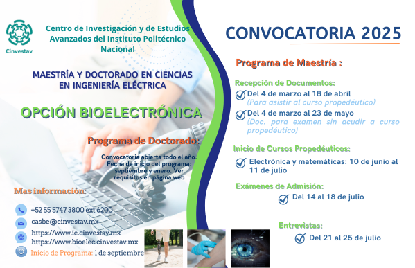Convocatoria IE Bioelectrónica 2025