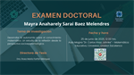 Examen de doctorado de Mayra Anaharely Sarai Baez Melendres