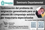 Optimización del problema de asignación generalizada para un proceso de compostaje asistido por maquinaria especializada.