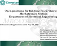 Open positions Mechatronics