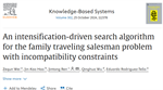 An intensification-driven search algorithm for the family traveling salesman problem with incompatibility constraints