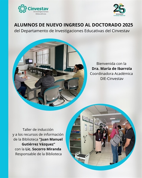 Alumnos de nuevo ingreso al Doctorado 2025