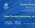 Maestría. Examen de grado