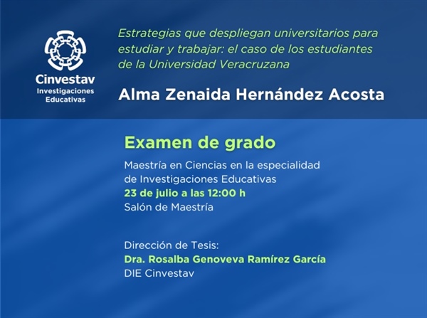 Maestría. Examen de grado
