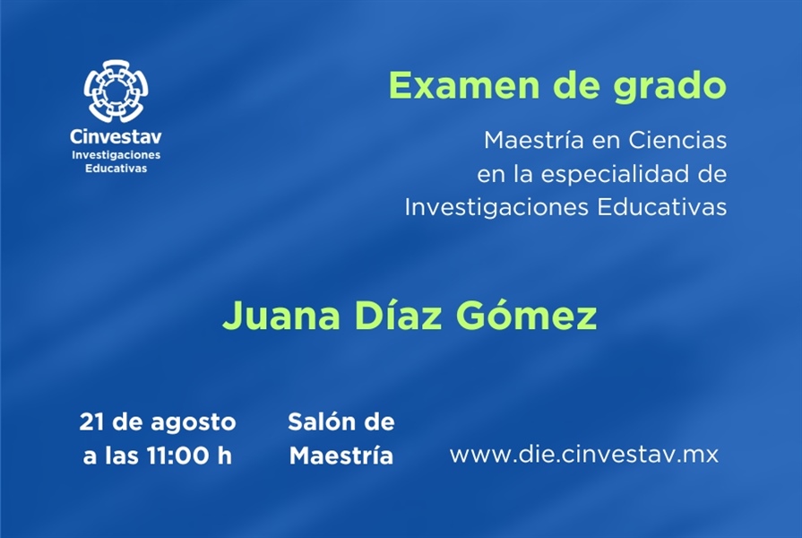 Maestría. Examen de grado