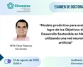Modelo predictivo para evaluar el logro de los objetivos de desarrollo sostenible en México utilizando una red neuronal artificial