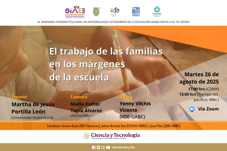 SIAEE Sesión 18. El trabajo de las familias en los márgenes  de la escuela