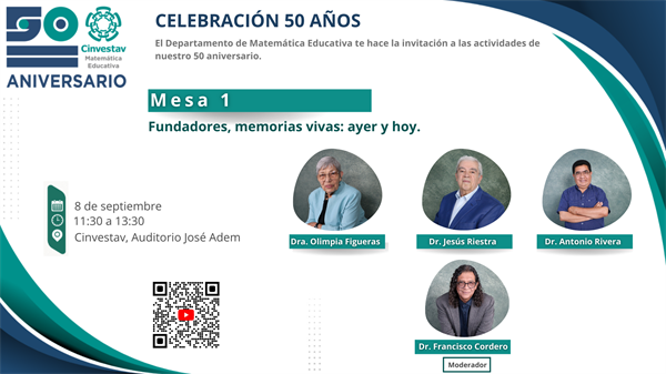 Mesa 1: Fundadores, memorias vivas: ayer y hoy.