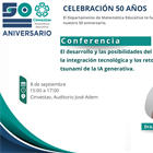 Conferencia: El desarrollo y las posibilidades del Enfoque Instrumental de la integración tecnológica y los retos que le plantea el tsunami de la IA generativa.