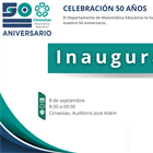 Inauguración. Actividades del 50 aniversario