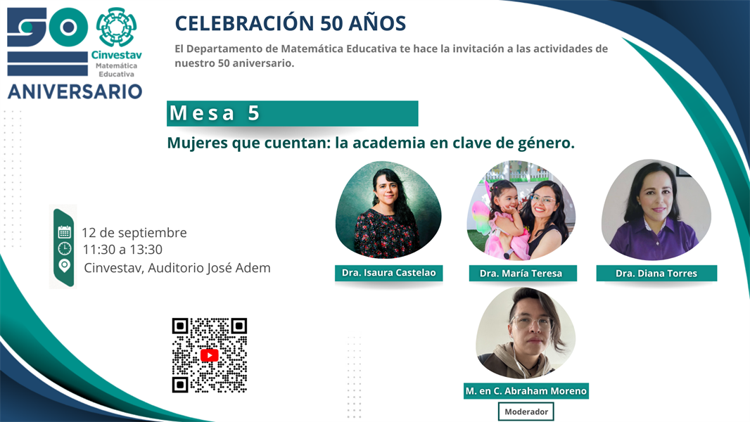 Mesa 5: Mujeres que cuentan: la academia en clave de género.