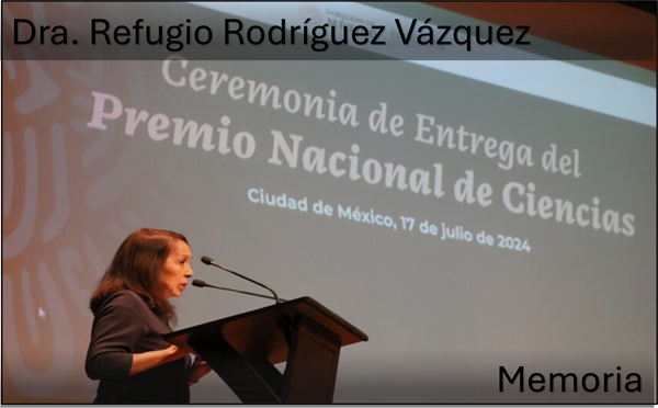 Refugio Rodríguez Vázquez - Premio Nacional de Ciencias