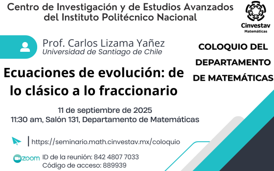 Coloquio del Departamento de Matemáticas