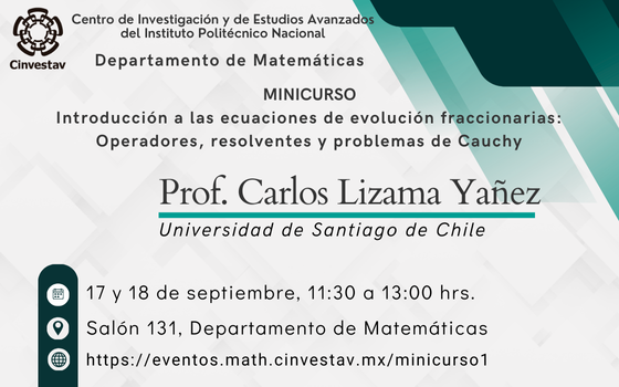 Minicurso del Departamento de Matemáticas