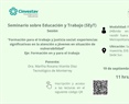 SEyT. Sesión 7. Formación para el trabajo y justicia social: experiencias significativas en la atención a jóvenes en situación de vulnerabilidad