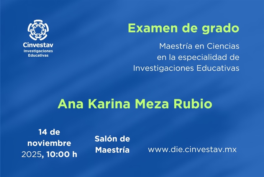 Maestría. Examen de grado