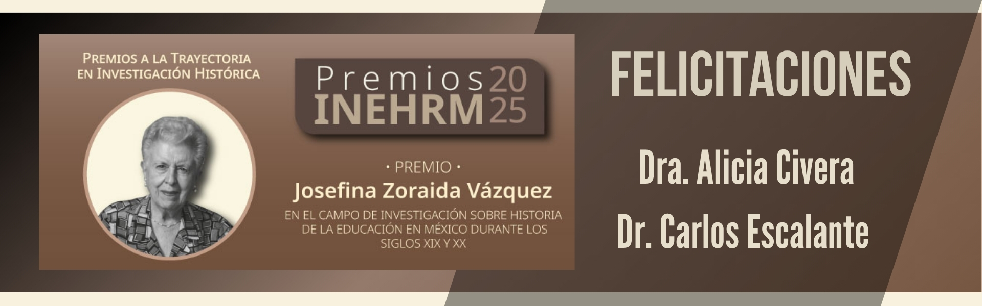 INEHRM. Premio Josefina Zoraida Vázquez 2025