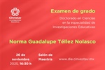 Examen de grado de Doctorado