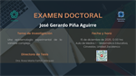 EXAMEN DE DOCTORADO de José Gerardo Piña Aguirre