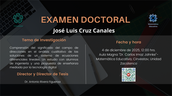 EXAMEN DOCTORAL de José Luis Cruz Canales