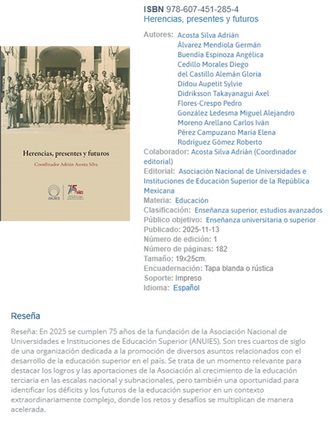 Capítulo. "Equidad en la educación superior: estrategias y resultados"