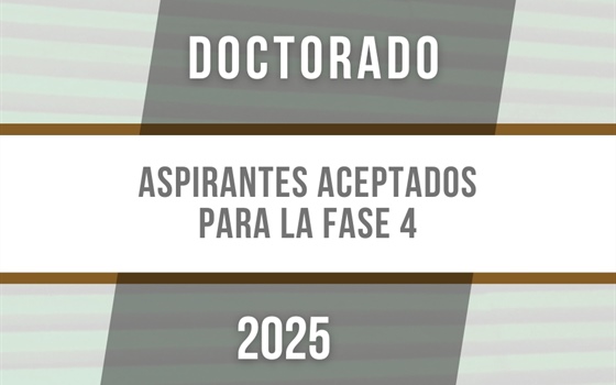 Aspirantes aceptados para la Fase 4