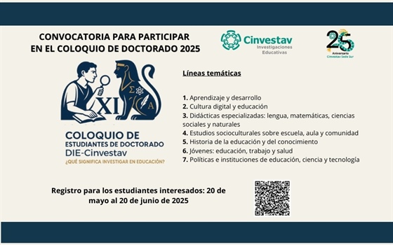 Coloquio XI de Estudiantes de Doctorado / DIE-Cinvestav
