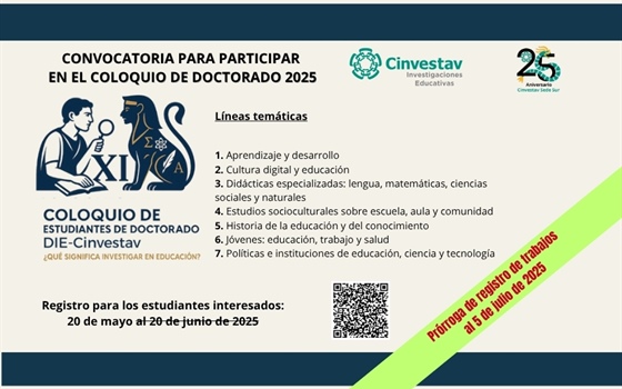 Coloquio XI de Estudiantes de Doctorado / DIE-Cinvestav