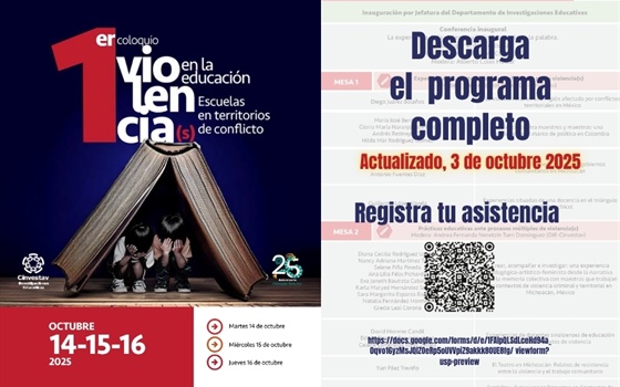 1er. Coloquio. Violencia(s) en la educación. Escuelas en territorios de conflicto