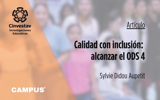 Artículo. Calidad con inclusión: alcanzar el ODS 4