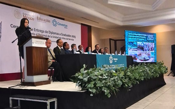 Entrega de diplomas para las y los graduados del Cinvestav Saltillo