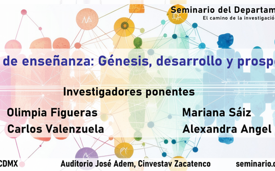 Sesión 8, segundo ciclo del Seminaro del Departamento de Matemática Educativa