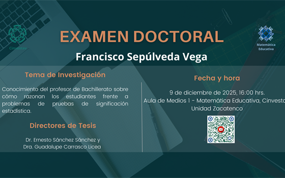 EXAMEN DE DOCTORADO de Francisco Sepúlveda Vega