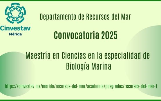 Maestría en Ciencias en la especialidad de Ciencias Marinas