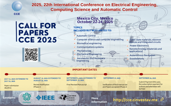 Call for Papers CCE 2025